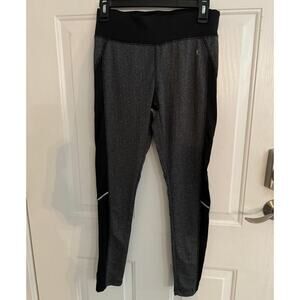 Women's Danskin Now Gray and Black Leggings - Size 4-6